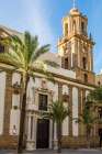 Iglesia de Santiago Apostol (Church of Saint James the Apostle), Cadiz, Spain. Art Print